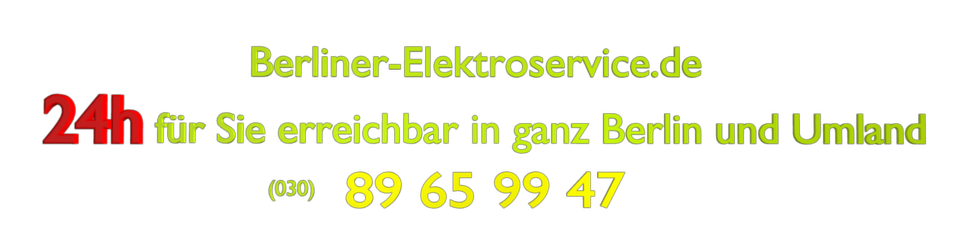 Berliner Elektroservice Banner